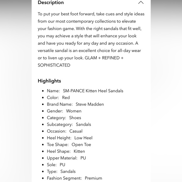 Steve Madden Pance Kitten Heels Sandals size 7 - Picture 6 of 8